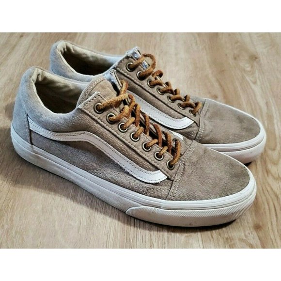 tan old skool vans womens